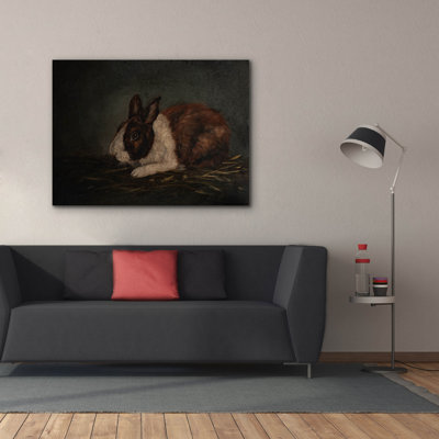  'Resting Bunny Rabbit Xi' by Marian Parsons Canvas Wall Art, 54" x 40"