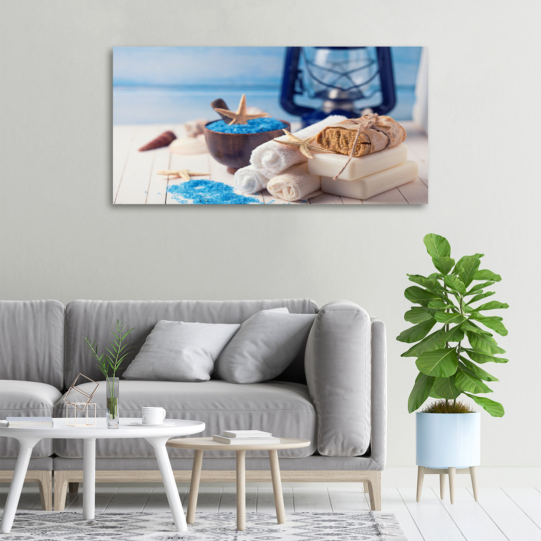 Leinwanddruck - Wandkunst - Drucke auf Leinwand - 100X50 Bild Bildthema: Wellness