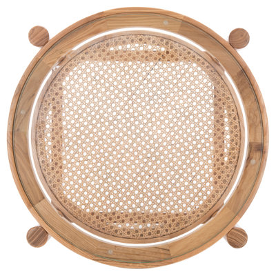 Karyna Glass End Table