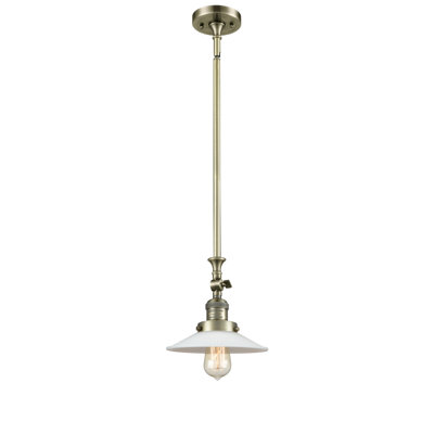 Luminaire suspendu conique à 1 lumière Miramontes