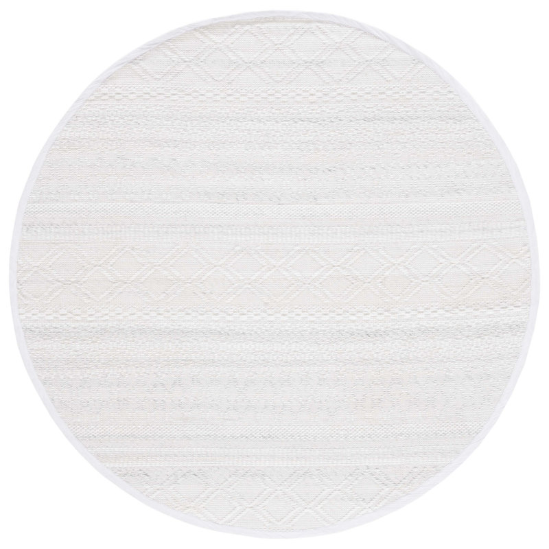 Amritbir Hand Woven Performance Rug, Round 6'