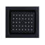 Conception carrée carrée luxueuse en bronze huilé foncé pour une expérience de spa