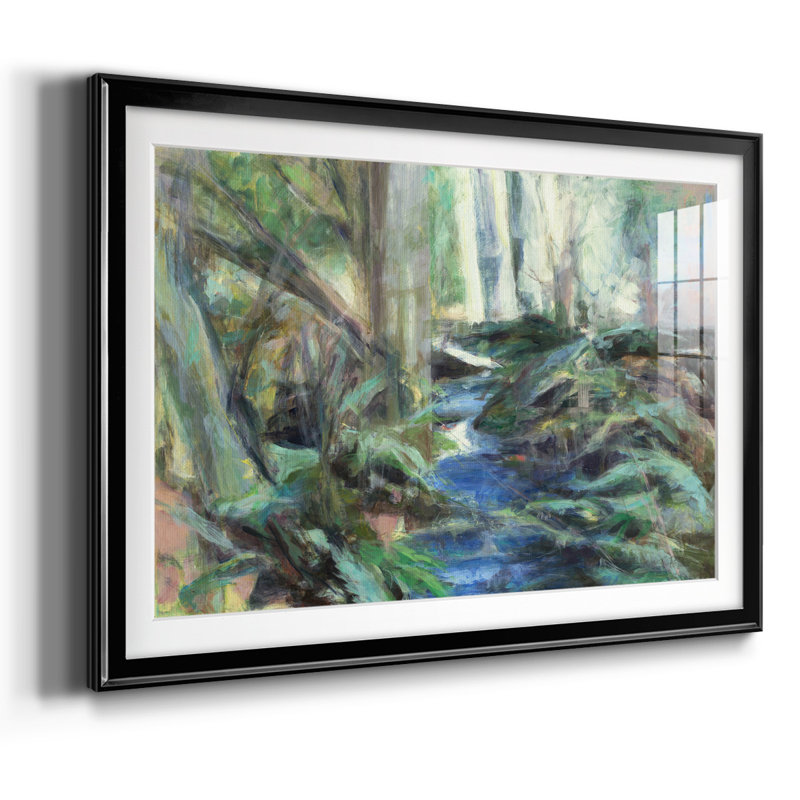 Ramble Blues, reproduction d'art encadrée, Noir, H 27 po x l 39 po x P 1,5 po