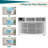 Window Air Conditioner, 8000 BTU Window AC for 370 Sq. ft, Features Dehumidify & Fan Modes, Quiet Performance, Easy Setup