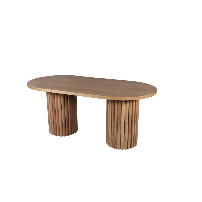Ferro Beech Oval Dining Table
