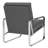 Abrham Faux Leather Armchair-2077068481