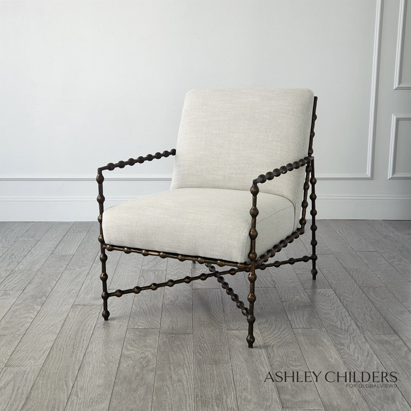 Elder Lounge Chair-Bronze-Cambric Stone
