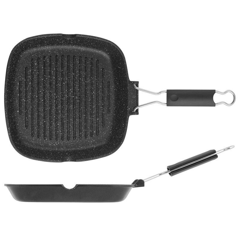 Cast Iron Grill Pan / Griddle Set