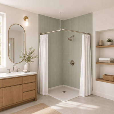 24.3'' Straight Shower Curtain Rod