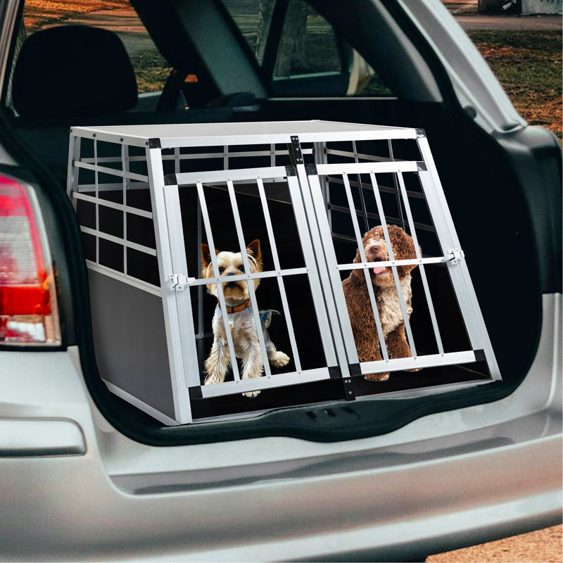 Cage de transport pour chiot en aluminium