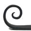 Hand Forged Scroll Shutter Holdback, Pair