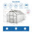 Base surélevée en polycarbonate pour serre-111176884-111176885