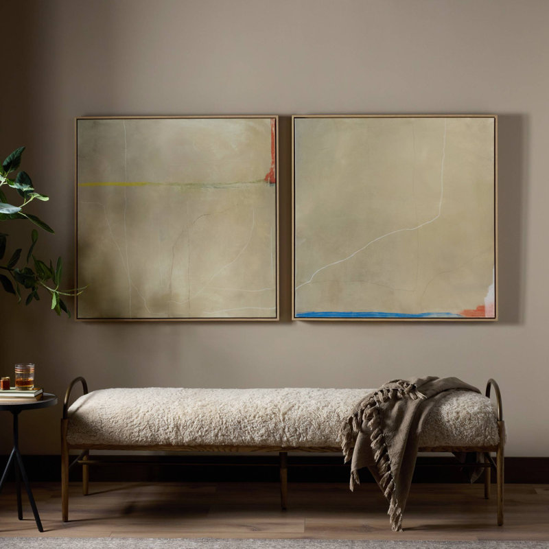 Lines Diptych Set by Lauren Fuhr, 4, 80" H x 80" W
