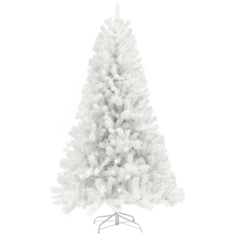 Arbre de Noël artificiel de 9 pi de hauteur, arbre de Noël non éclairé avec 2132 pointes de branches, ouverture automatique, base en acier, décoration des Fêtes pour le bureau personnel