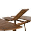 Ensemble de table de salle à manger extensible en bois 5 pièces Modern