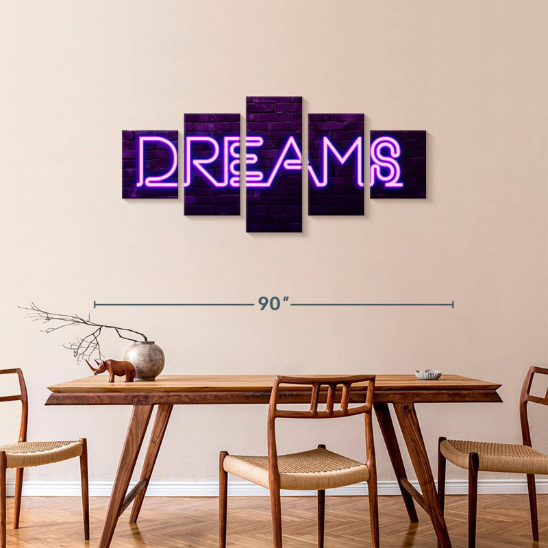 Dreams, 34" H x 74" W