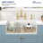 33" L x 20" W 50/50 Double Bowl Ceramic Framhouse/Apron Kitchen Sink Workstaion Sink with Accessories-115612793
