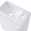 Armoire de salle de bain murale avec lavabo en céramique-1215398902