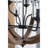 9- Light Globe Chandelier, Wood Chandelier Hanging Light Fixture with Adjustable Chain for Kitchen Dining Room Foyer Entryway, Bulb Not Included
