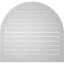 Round Top Surface Mount Signature Urethane Functional Gable Vent, Primed Tan-101816008