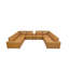 Canapé modulaire en cuir rembourré-1826734116