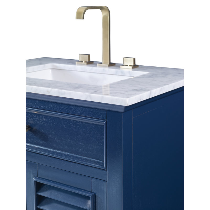 Louvered 30'' W Single Vanity