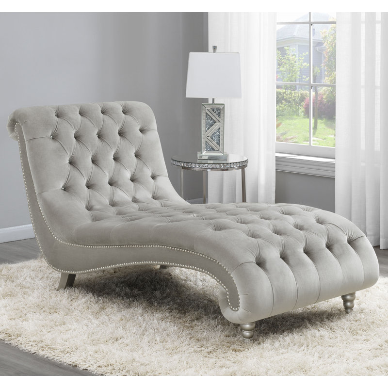 Chaise longue capitonnée Moriceau
