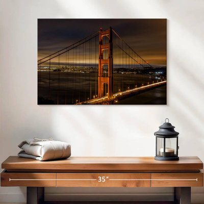Lilie Golden Gate Bridge, paysage de nuit