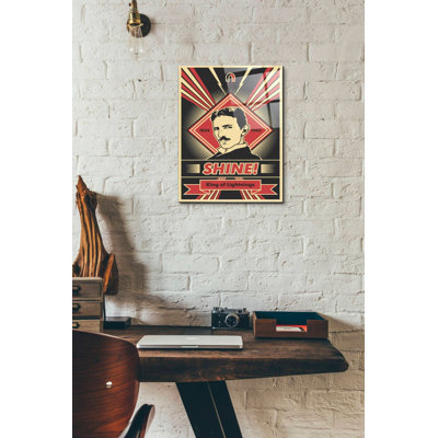 Art mural en verre acrylique «Tesla»