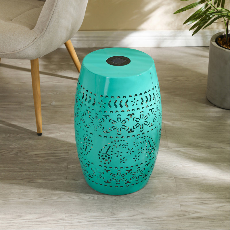 Table d'appoint SOLAR, couleur sarcelle, Sarcelle