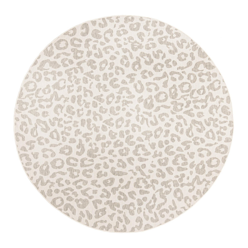 Animal Print Indoor / Outdoor Rug, Round 10'