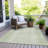 Machine Washable Indoor/Outdoor Xhevrie Sage Rug-18295621
