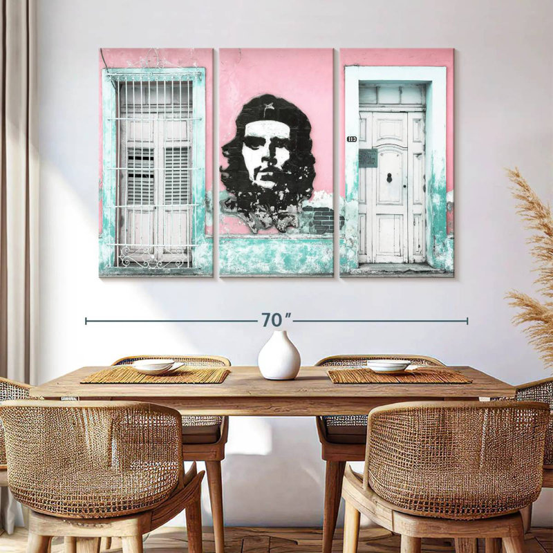 Lilie Cuban House, 42" H x 65" W