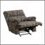 Fauteuil inclinable moderne en tissu de microfibre rembourré avec motif de camouflage durable 1 pièce