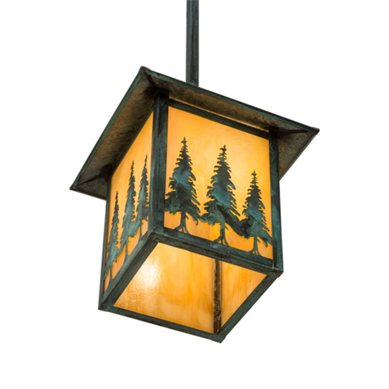 Aninda 1 - Light Verdigris Square/Rectangle Pendant