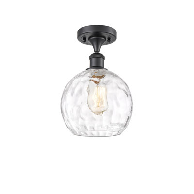 Plafonnier semi-encastré 1 lumière 8 po Cindi
