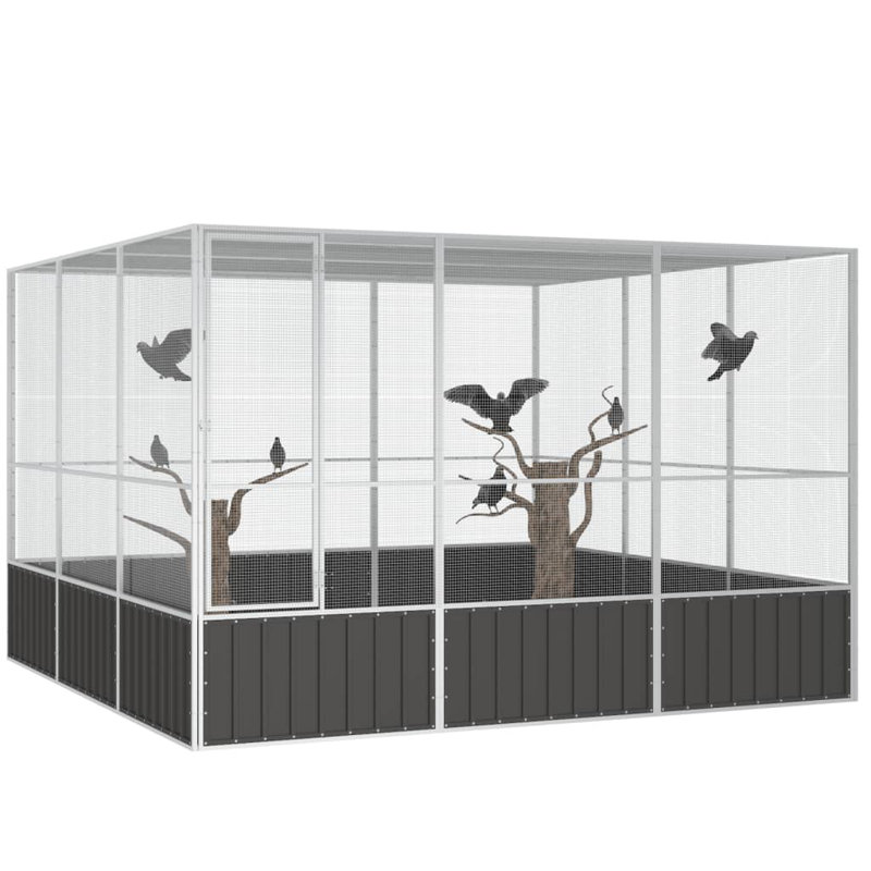 Cage de vol 83,3 po, Anthracite