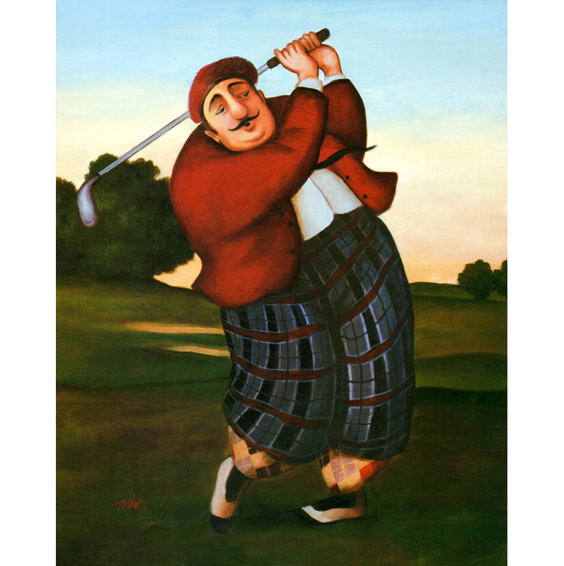 Golf Fore, 24" H x 19" W