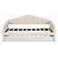 Lit de jour simple en velours avec couchette et charge, canapé-lit beige élégant pour une option de taille élégante-1434713850
