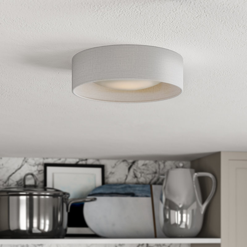 Acrylic LED Flush Mount, White