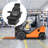 VEVOR Suspension Seat Adjustable Backrest Headrest Armrest,