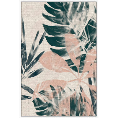 « tropical rosé iv »-impression sur toile