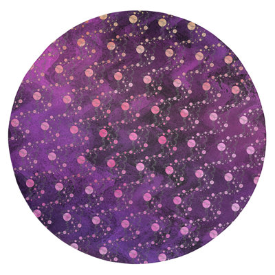 Chenille Polka Dots Indoor Rug