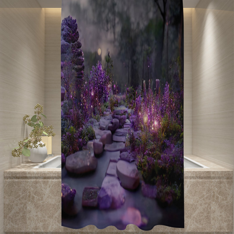 Shower Curtain, 72'' H x 70'' W