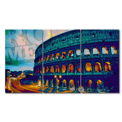 3 Piece Wrapped Canvas Print