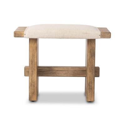 Huntsville Accent Stool-Hampton Cream by Red Barrel Studio