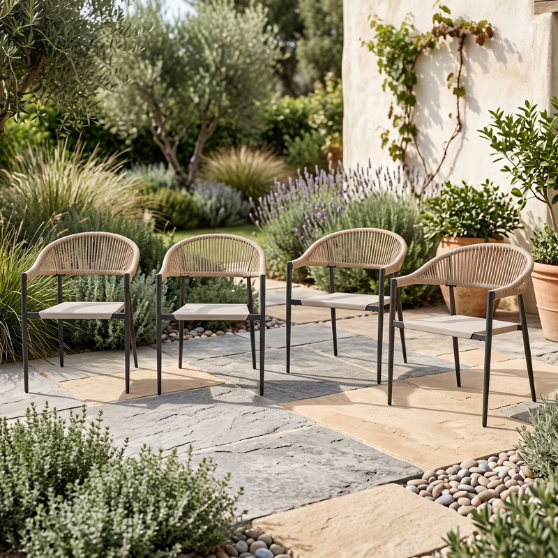 4 fauteuils d'extérieur 4 pièces