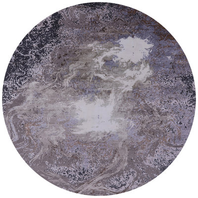 Tapis abstrait gris