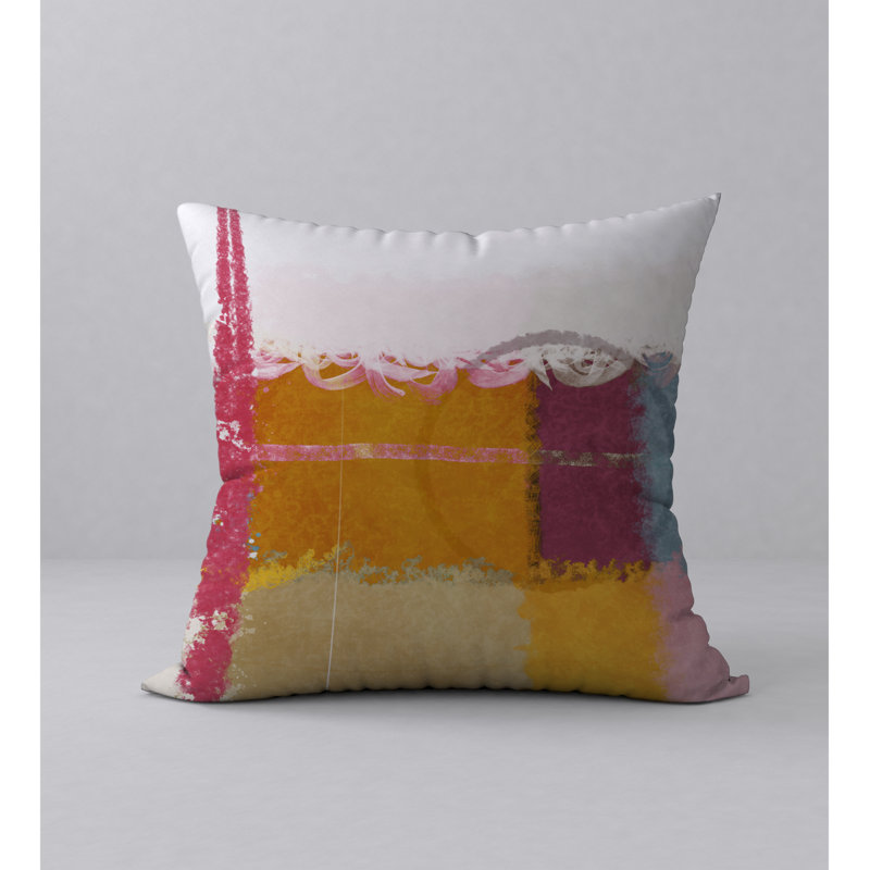 Reversible Throw Pillow, 24" x 24"