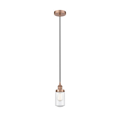 Luminaire suspendu cylindrique à 1 lumière Saroyan